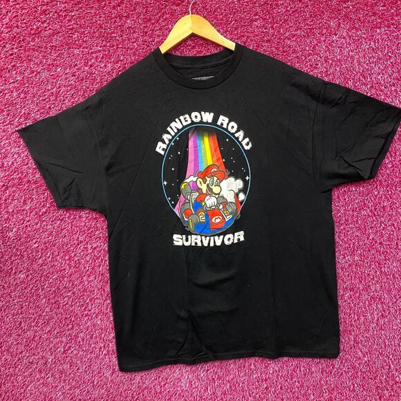 Nintendo Mario Kart Rainbow Road T-Shirt XL - Picture 3 of 4